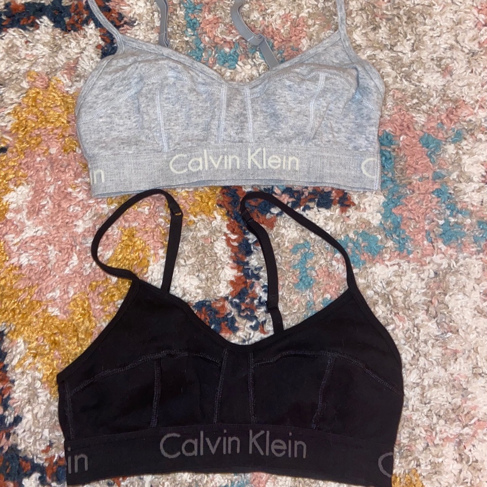 2 pack calvin klein bralettes